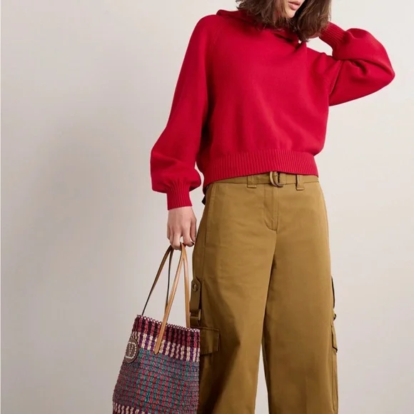 La Ligne Jill Hoodie Women's- Red, Small NWT - Picture 3 of 8